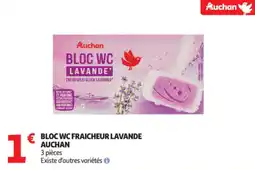 Auchan Bloc wc fraicheur lavande auchan offre