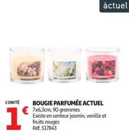 Auchan Bougie parfumée actuel offre