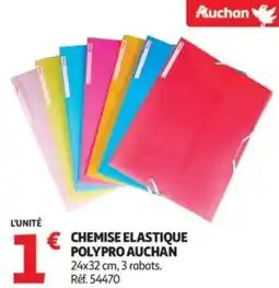 Auchan Chemise elastique polypro auchan offre