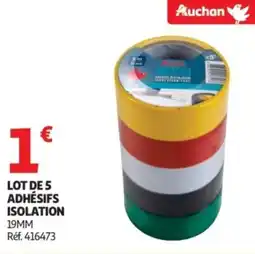 Auchan Lot de 5 adhésifs isolation offre