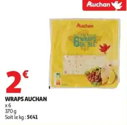 Auchan Wraps auchan offre