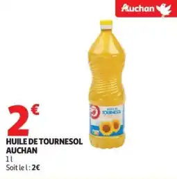 Auchan Huile de tournesol auchan offre