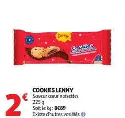 Auchan Cookies lenny offre