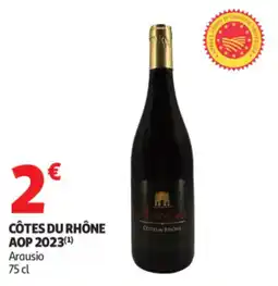Auchan Côtes du rhône aop offre