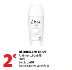 Auchan Déodorant dove offre