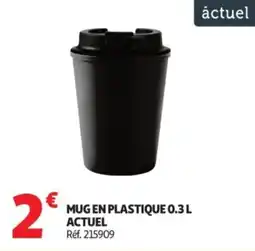 Auchan Mug en plastique actuel offre