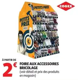 Auchan Foire aux accessoires bricolage offre