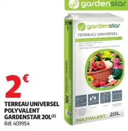Auchan Terreau universel polyvalent gardenstar offre