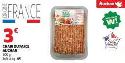 Auchan Chair ou farce auchan offre