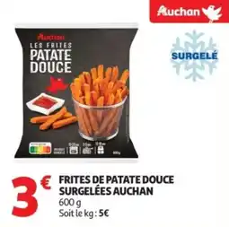 Auchan Frites de patate douce surgelées auchan offre
