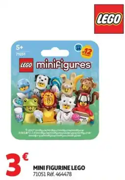 Auchan Mini figurine lego offre