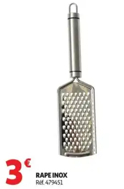 Auchan Rape inox offre