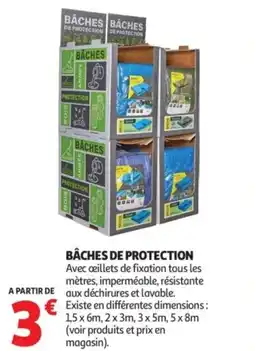 Auchan Bâches de protection offre