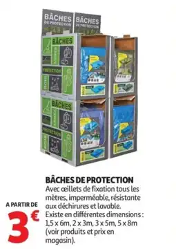 Auchan Bâches de protection offre