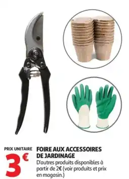 Auchan Foire aux accessoires de jardinage offre
