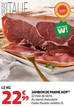 Auchan Jambon de parme aop offre