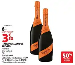Auchan Italie prosecco doc treviso offre
