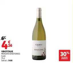 Auchan Vin d'italie offre