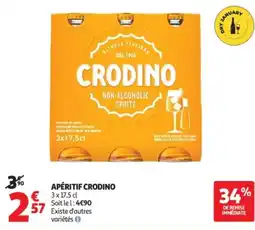Auchan Apéritif crodino offre