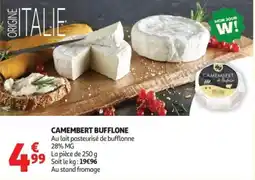 Auchan Camembert bufflone offre
