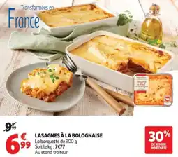 Auchan Lasagnes à la bolognaise offre