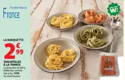 Auchan Tagliatelles à la tomate offre