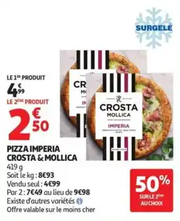 Auchan Pizza imperia crosta & mollica offre