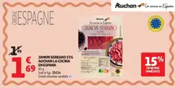 Auchan Jamon serrano stg en espana auchan la cocina offre