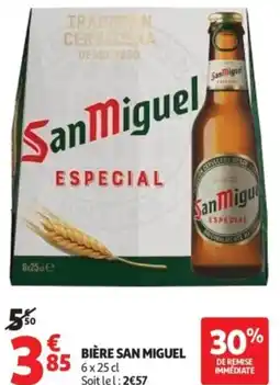 Auchan Bière san miguel offre