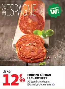 Auchan Chorizo auchan le charcutier offre