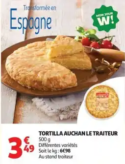 Auchan Tortilla auchan le traiteur offre
