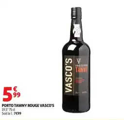 Auchan Porto tawny rouge vasco's offre