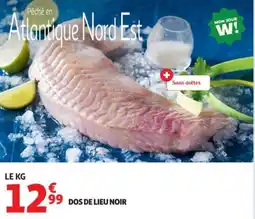 Auchan Dos de lieu noir offre