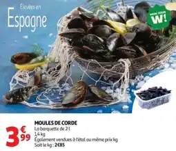 Auchan Moules de corde offre