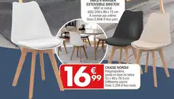 La Foir'Fouille Chaise nordia offre