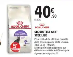 E.Leclerc CROQUETTES CHAT STÉRILISÉ offre