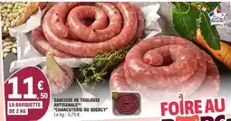 E.Leclerc Saucisse de Toulouse Artisanale offre