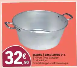 E.Leclerc BASSINE À GRAS LOURDE 21 L offre