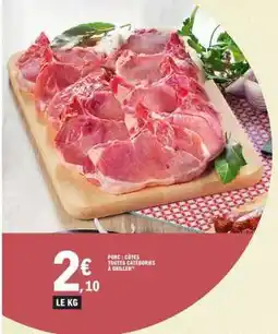 E.Leclerc Porc : Côtes offre