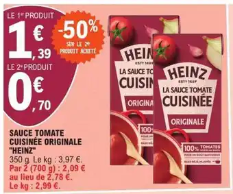 Sauce Tomate Cuisinee Originale Heinz