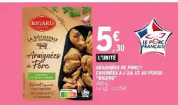 E.Leclerc ARAIGNÉES DE PORC offre