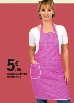 E.Leclerc Tablier à bavette modèle Nice offre