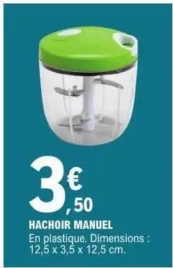 E.Leclerc Hachoir Manuel offre