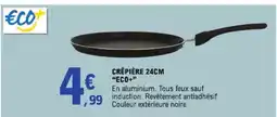E.Leclerc CRÊPIÈRE 24CM ECO+ offre
