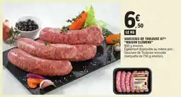 E.Leclerc Saucisses de Toulouse X7 'Maison Clémens' offre