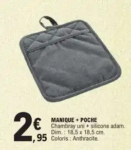 E.Leclerc MANIQUE + POCHE offre