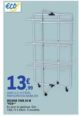 E.Leclerc SÉCHOIR TOUR 28 M “ECO+” offre