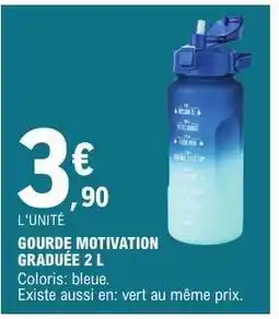 E.Leclerc GOURDE MOTIVATION GRADUÉE 2 L offre