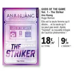 E.Leclerc GODS OF THE GAME Vol. 1 - The Striker offre
