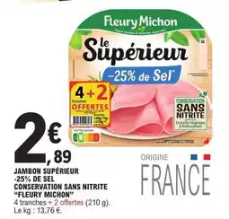E.Leclerc Jambon supérieur offre